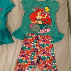 Disney Princess Matching Outfit Ariel Mermaid 2T